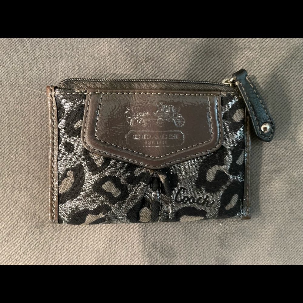 Coach card and coin wallet